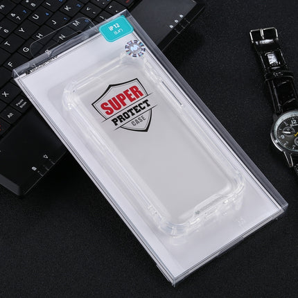For iPhone 12 mini GOOSPERY SUPER Protect Four Corners Shockproof Soft TPU Case(Transparent)-garmade.com