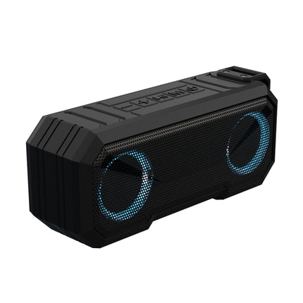 X8 Wireless Bluetooth Speaker IPX7 Waterproof Color Light Subwoofer(Black)-garmade.com