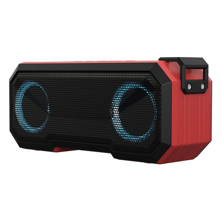 X8 Wireless Bluetooth Speaker IPX7 Waterproof Color Light Subwoofer(Red)-garmade.com