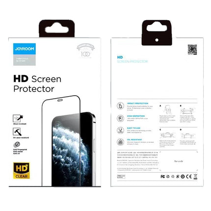 For iPhone 12 / 12 Pro JOYROOM Knight Series 2.5D Big Screen HD Tempered Glass Film-garmade.com