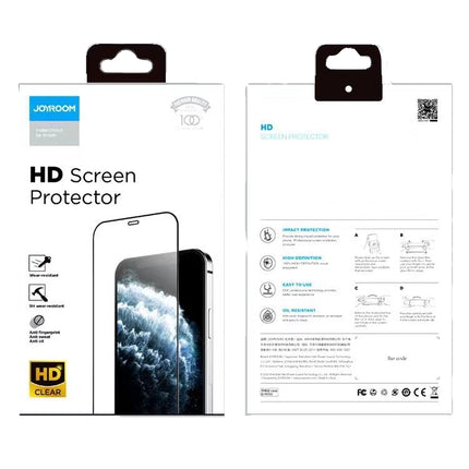 For iPhone 12 Pro Max JOYROOM Knight Series 2.5D Big Screen HD Tempered Glass Film-garmade.com