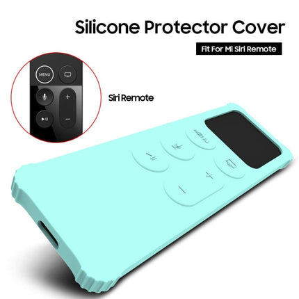 For Apple TV 4K 5th / 4th Anti-slip Shockproof Silicone Remote Control Protective Case(Black)-garmade.com