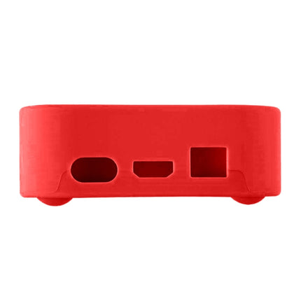 For Apple TV 4K 5th / 4th Anti-slip Shockproof Silicone Remote Control Protective Case(Red)-garmade.com