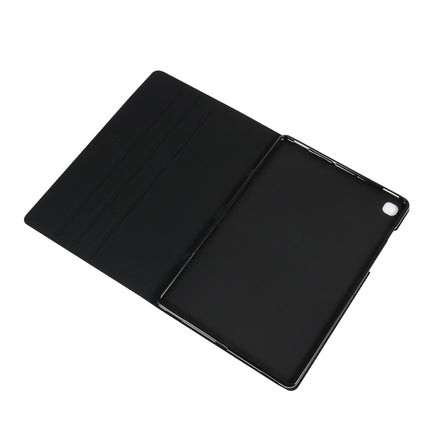 For Samsung Galaxy Tab A7 / T500 Fabric Texture Horizontal Flip PU Leather Case with Holder(Grey)-garmade.com