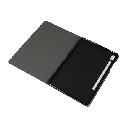 For Samsung Galaxy Tab S8+ / Tab S8 Plus / Tab S7 FE / Tab S7+ / T970 Horizontal Flip Elasticity PU + TPU Leather Case with Holder(Blue)-garmade.com