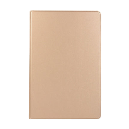 For Samsung Galaxy Tab S8+ / Tab S8 Plus / Tab S7 FE / Tab S7+ / T970 Horizontal Flip Elasticity PU + TPU Leather Case with Holder(Gold)-garmade.com