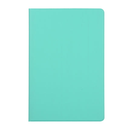 For Samsung Galaxy Tab A7 / T500 Horizontal Flip Elasticity PU + TPU Leather Case with Holder(Mint Green)-garmade.com