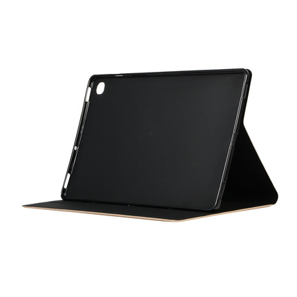 For Samsung Galaxy Tab A7 / T500 Horizontal Flip Elasticity PU + TPU Leather Case with Holder(Blue)-garmade.com