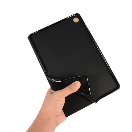 For Samsung Galaxy Tab A7 / T500 Horizontal Flip Elasticity PU + TPU Leather Case with Holder(Dark Blue)-garmade.com