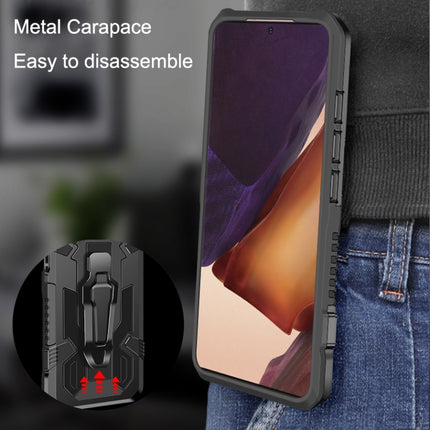 For Samsung Galaxy Note 20 Ultra Machine Armor Warrior Shockproof PC + TPU Protective Case(Black)-garmade.com