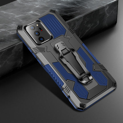 For Samsung Galaxy Note 20 Ultra Machine Armor Warrior Shockproof PC + TPU Protective Case(Royal Blue)-garmade.com
