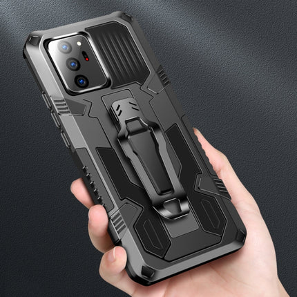 For Samsung Galaxy Note 20 Ultra Machine Armor Warrior Shockproof PC + TPU Protective Case(Space Gray)-garmade.com