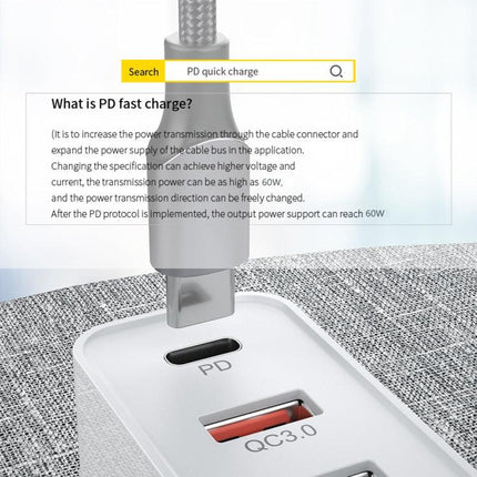 FXCTL-WYA0G 60W 3A USB-C / Type-C to Type-C 180 Degree Rotating Elbow Fast Charging Cable, Length:2m(Grey)-garmade.com