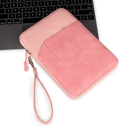 For 8 inch or Below Tablet ND00S Felt Sleeve Protective Case Inner Carrying Bag(Pink)-garmade.com