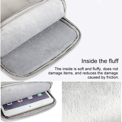 For 10 inch or Below Tablet ND00S Felt Sleeve Protective Case Inner Carrying Bag(Light Grey)-garmade.com