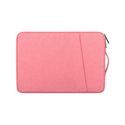 ND01D Felt Sleeve Protective Case Carrying Bag for 14.1 inch Laptop(Pink)-garmade.com