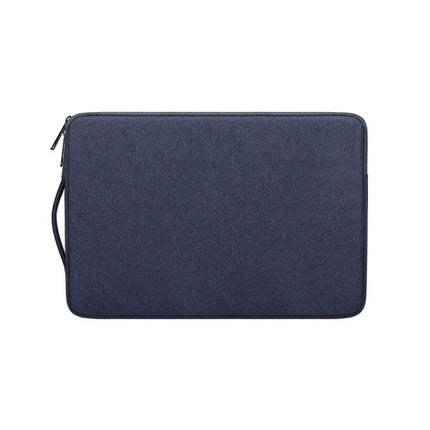 ND01D Felt Sleeve Protective Case Carrying Bag for 14.1 inch Laptop(Navy Blue)-garmade.com