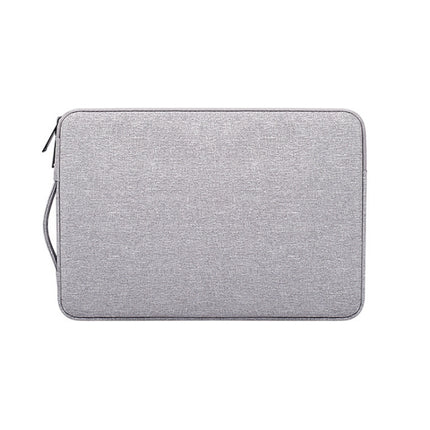 ND01D Felt Sleeve Protective Case Carrying Bag for 15.4 inch Laptop(Grey)-garmade.com