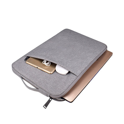 ND01D Felt Sleeve Protective Case Carrying Bag for 15.4 inch Laptop(Dark Grey)-garmade.com