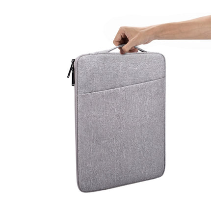 ND01D Felt Sleeve Protective Case Carrying Bag for 15.6 inch Laptop(Grey)-garmade.com