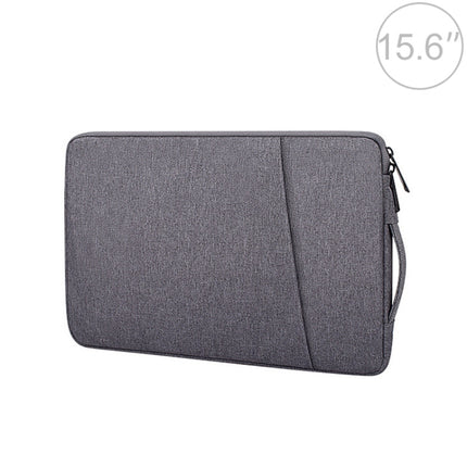 ND01D Felt Sleeve Protective Case Carrying Bag for 15.6 inch Laptop(Dark Grey)-garmade.com