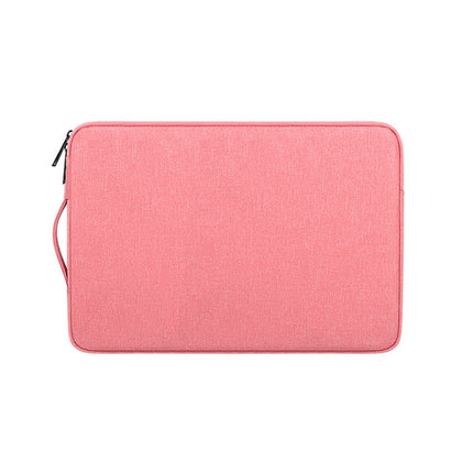 ND01D Felt Sleeve Protective Case Carrying Bag for 15.6 inch Laptop(Pink)-garmade.com