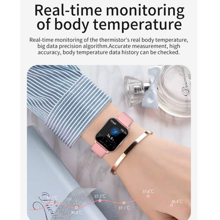 MT28 1.54 inch TFT Screen IP67 Waterproof Business Sport Steel Strip Smart Watch, Support Sleep Monitor / Heart Rate Monitor / Blood Pressure Monitoring(Rose Gold)-garmade.com