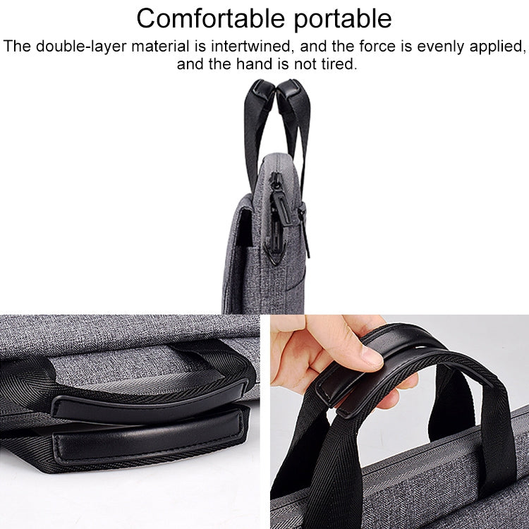 ST08 Handheld Briefcase Carrying Storage Bag without Shoulder Strap (Black)-garmade.com