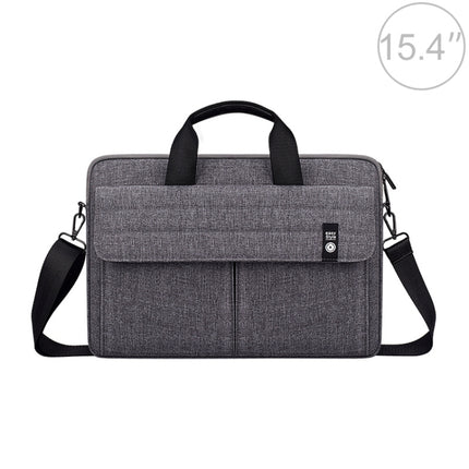 ST08 Handheld Briefcase Carrying Storage Bag with Shoulder Strap (Grey)-garmade.com