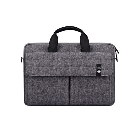 ST08 Handheld Briefcase Carrying Storage Bag with Shoulder Strap (Grey)-garmade.com