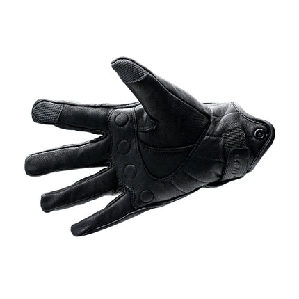 WUPP CS-1047A Motorcycle Racing Cycling Windproof Leather Full Finger Gloves, Size:XL(Black)-garmade.com