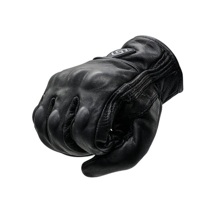 WUPP CS-1047A Motorcycle Racing Cycling Windproof Leather Full Finger Gloves, Size:XXL(Black)-garmade.com