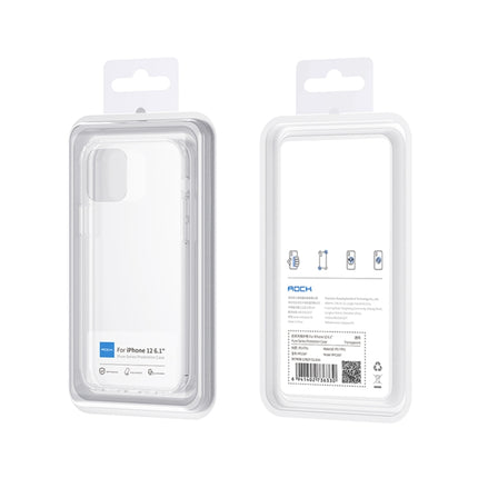 For iPhone 12 Pro Max Rock Early Series Transparent TPU Shockproof Protective Case(Transparent)-garmade.com