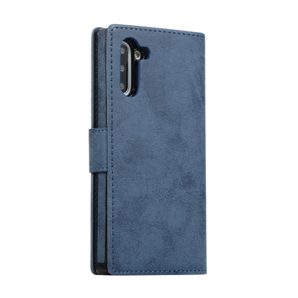 For Samsung Galaxy Note10 Retro 2 in 1 Detachable Magnetic Horizontal Flip TPU + PU Leather Case with Holder & Card Slots & Photo Frame & Wallet(Dark Blue)-garmade.com
