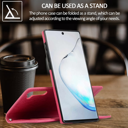 For Samsung Galaxy Note10 Retro 2 in 1 Detachable Magnetic Horizontal Flip TPU + PU Leather Case with Holder & Card Slots & Photo Frame & Wallet(Pink)-garmade.com