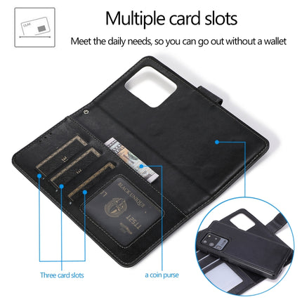 For Samsung Galaxy S20+ Retro 2 in 1 Detachable Magnetic Horizontal Flip TPU + PU Leather Case with Holder & Card Slots & Photo Frame & Wallet(Black)-garmade.com