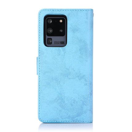 For Samsung Galaxy S20+ Retro 2 in 1 Detachable Magnetic Horizontal Flip TPU + PU Leather Case with Holder & Card Slots & Photo Frame & Wallet(Sky Blue)-garmade.com