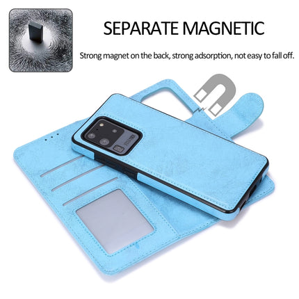 For Samsung Galaxy S20+ Retro 2 in 1 Detachable Magnetic Horizontal Flip TPU + PU Leather Case with Holder & Card Slots & Photo Frame & Wallet(Sky Blue)-garmade.com