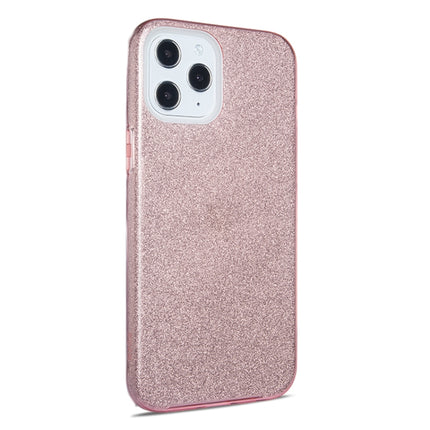 For iPhone 12 / 12 Pro TPU Glitter All-inclusive Shockproof Protective Case(Pink)-garmade.com