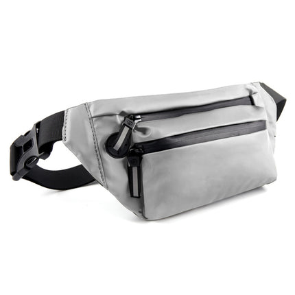 YIPINU YQM-1 Multi-function Outdoor Sport Mobile Phone Crossby Waist Bag(Silver)-garmade.com