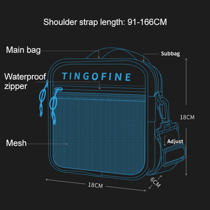 YIPINU YD8 Men Business Casual Waterproof Crossby Shoulder Storage Bag(Yellow)-garmade.com