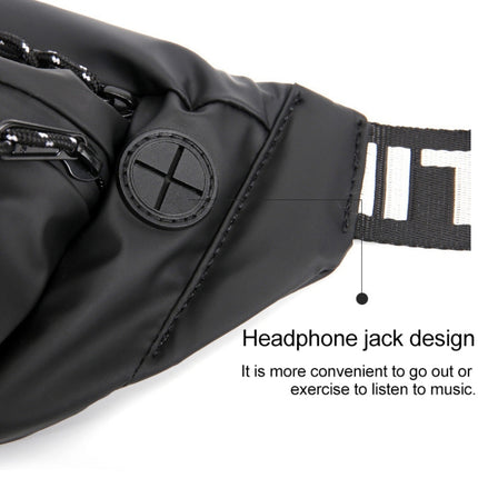 YIPINU YQM-AAA Outdoor Running Sport Waterproof Mobile Phone Crossby Waist Bag(Black)-garmade.com