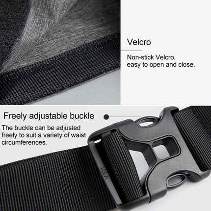 YIPINU YS20 Outdoor Sport Waterproof Double Layer Mobile Phone Storage Waist Bag Kettle Bag(Black)-garmade.com