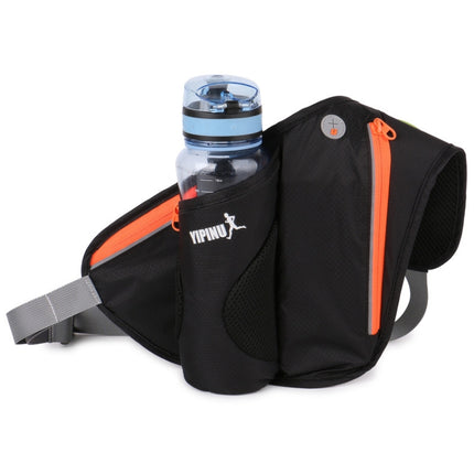 YIPINU YS9 Outdoor Cycling Mountaineering Sport Waterproof Mobile Phone Storage Waist Bag Kettle Bag(Black)-garmade.com