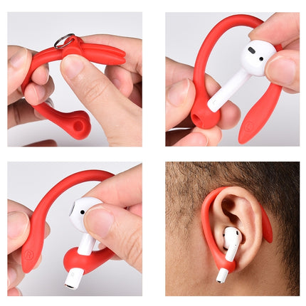 For AirPods 1 / 2 / AirPods Pro / Huawei FreeBuds 3 Wireless Earphones Silicone Anti-lost Lanyard Ear Hook(Mint Green)-garmade.com