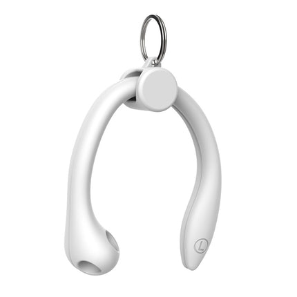 For AirPods 1 / 2 / AirPods Pro / Huawei FreeBuds 3 Wireless Earphones Silicone Anti-lost Lanyard Ear Hook(Silver)-garmade.com