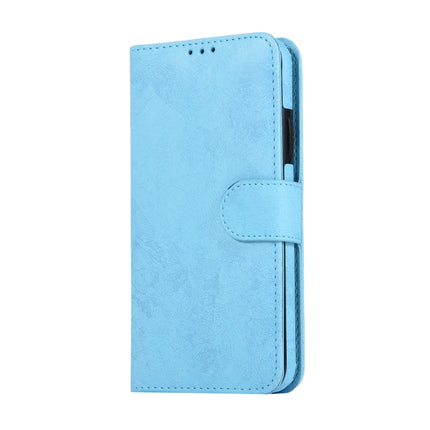 For iPhone 11 Pro Max KLT888-2 Retro 2 in 1 Detachable Magnetic Horizontal Flip TPU + PU Leather Case with Holder & Card Slots & Photo Frame & Wallet(Sky Blue)-garmade.com