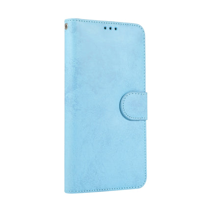 For iPhone XS Max KLT888-2 Retro 2 in 1 Detachable Magnetic Horizontal Flip TPU + PU Leather Case with Holder & Card Slots & Photo Frame & Wallet(Sky Blue)-garmade.com