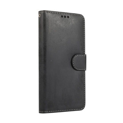 For iPhone XS Max KLT888-2 Retro 2 in 1 Detachable Magnetic Horizontal Flip TPU + PU Leather Case with Holder & Card Slots & Photo Frame & Wallet(Black)-garmade.com