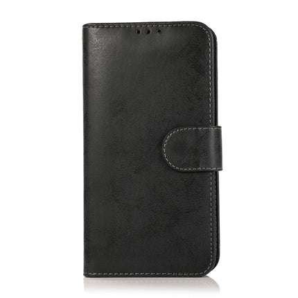 KLT888-2 Retro 2 in 1 Detachable Magnetic Horizontal Flip TPU + PU Leather Case with Holder & Card Slots & Photo Frame & Wallet(Black)-garmade.com